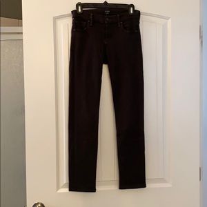 Citizens of humanity slick skinny dark green